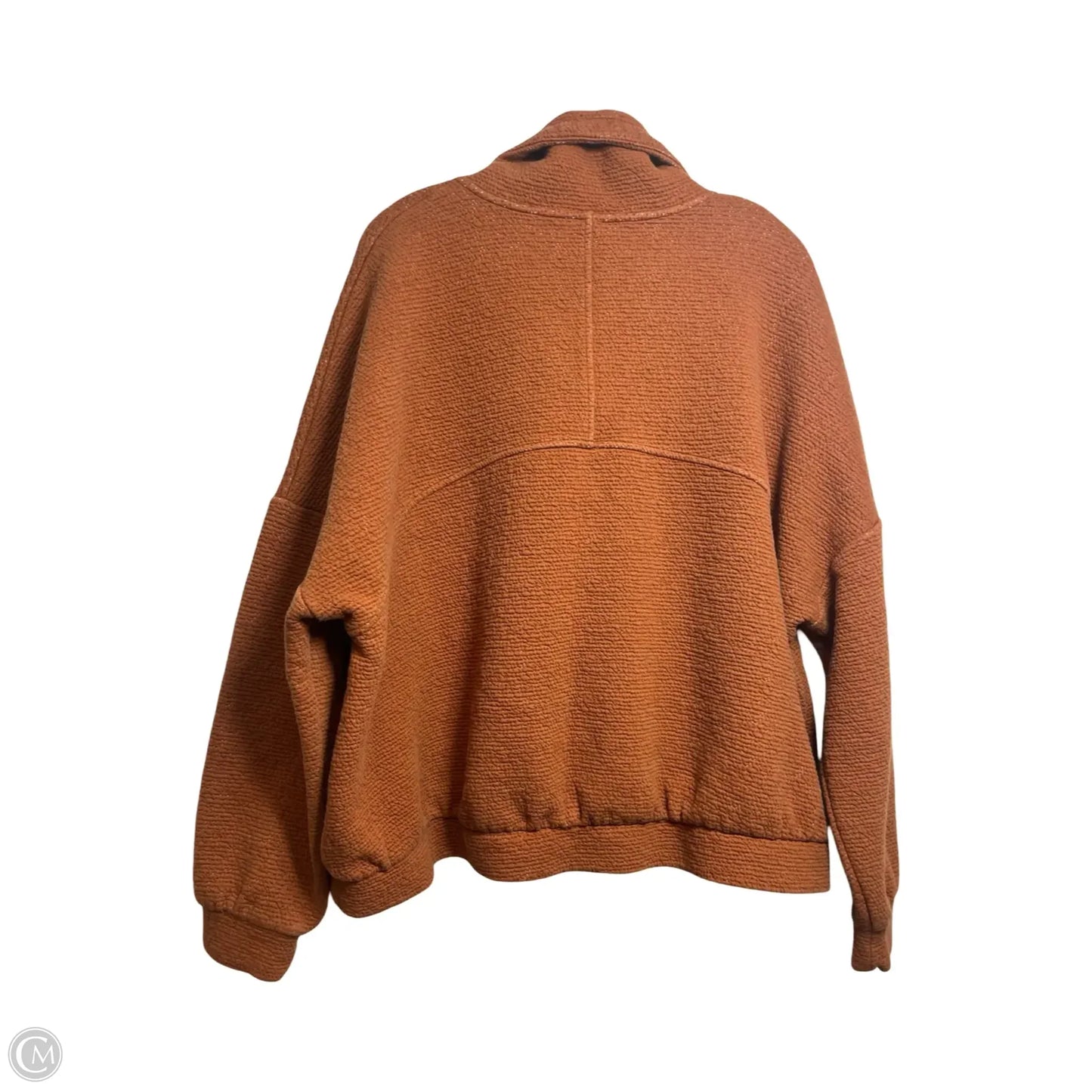 Athletic Top Long Sleeve Collar By Calia In Copper, Size: Xxl