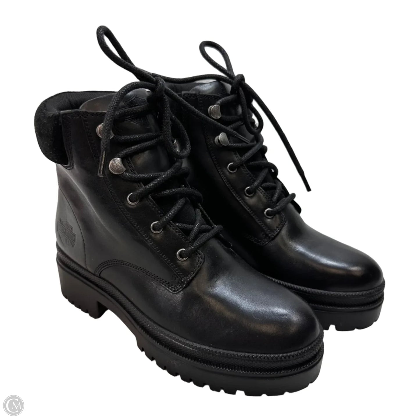 Boots Combat By Harley Davidson In Black, Size: 5.5