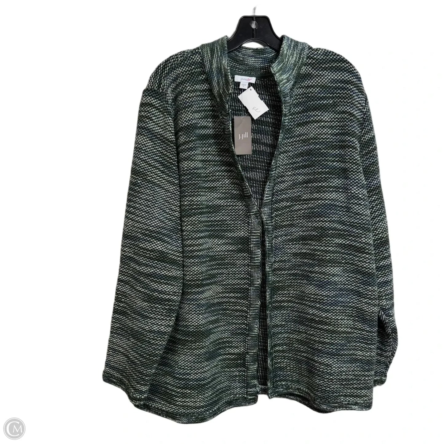 Cardigan By Pure Jill In Green, Size: Xl