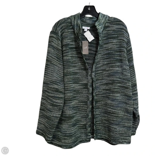 Cardigan By Pure Jill In Green, Size: Xl