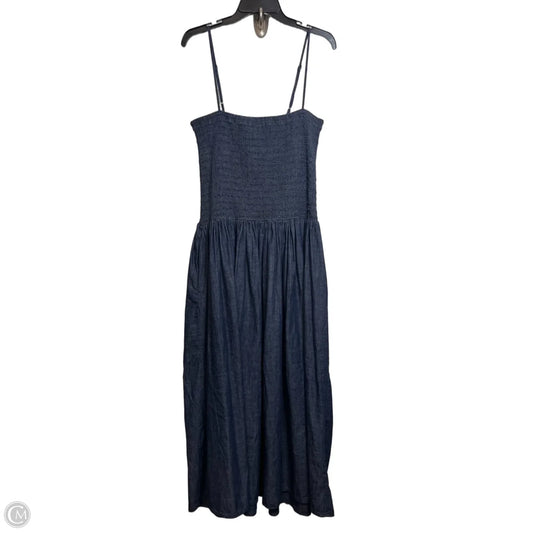 Dress Casual Maxi By Madewell In Blue, Size: Xl