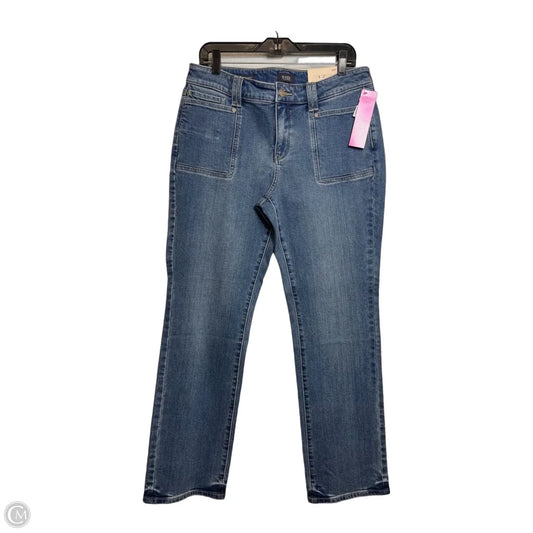 Jeans Straight By Not Your Daughters Jeans In Blue Denim, Size: 10P