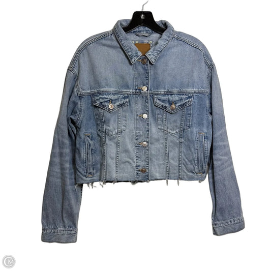 Jacket Denim By American Eagle In Blue Denim, Size: M
