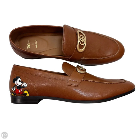 Disney Mickey Mouse Shoes loafers By Aldo In Tan, Size: 42.5/11.5
