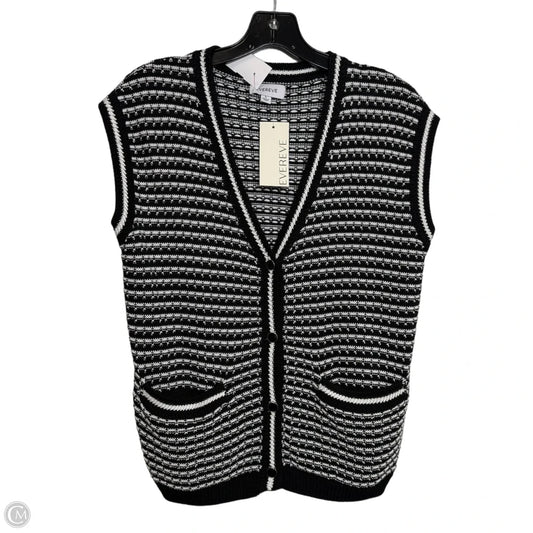 Vest Other By Evereve In Black & White, Size: S