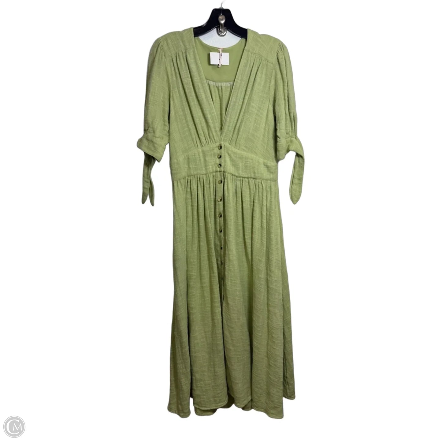 Dress Casual Maxi By Free People In Green, Size: S