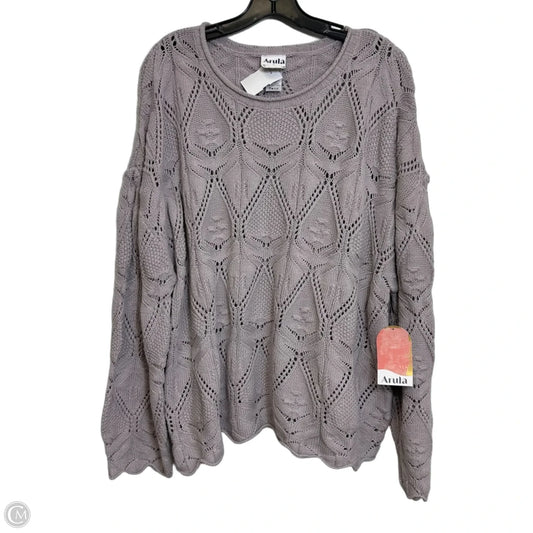 Sweater By Arula In Taupe, Size: 2x
