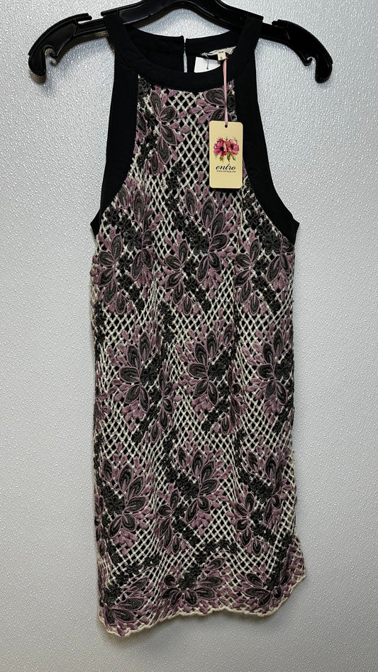 Grey Dress Casual Short Entro, Size S