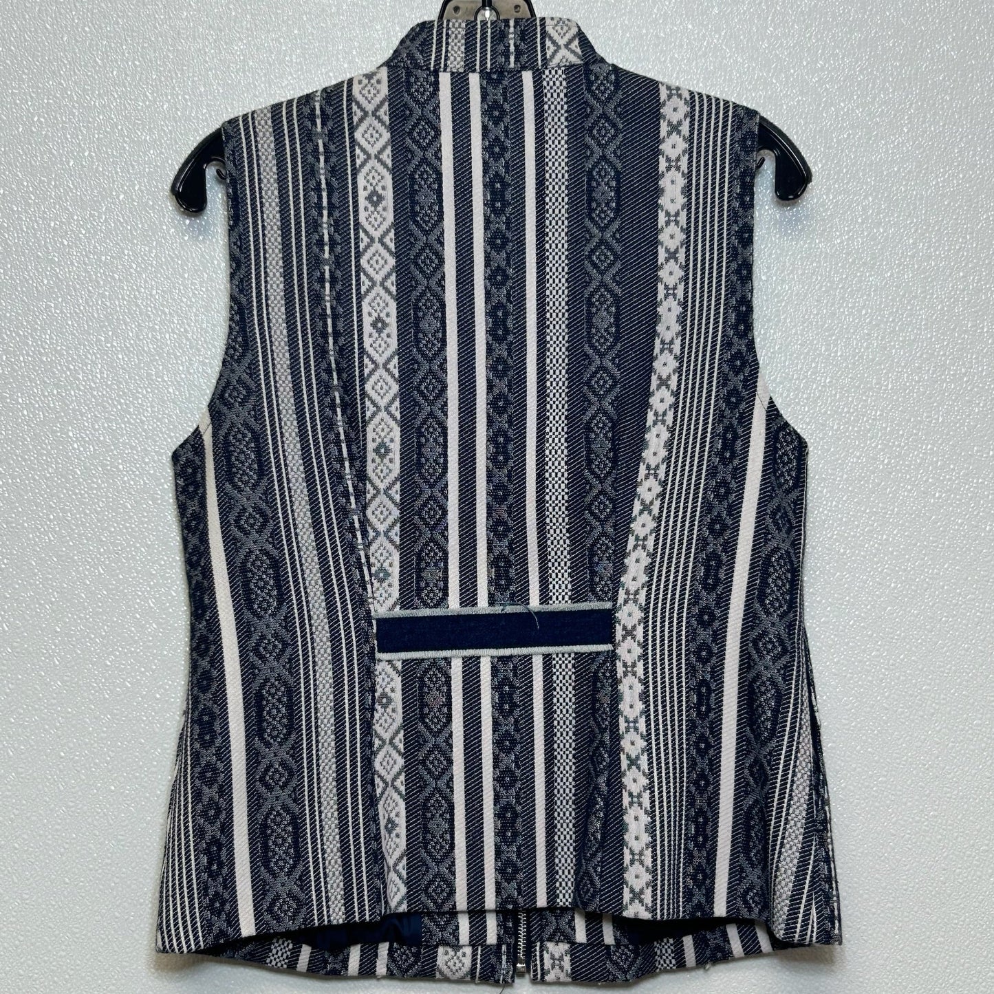 Blue Vest Designer Christopher And Banks, Size S