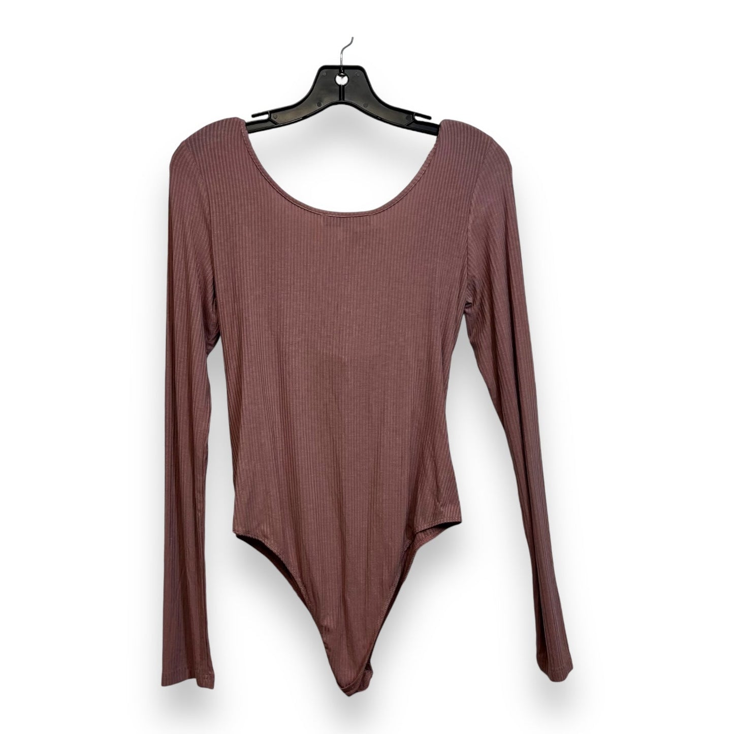 Bodysuit By Clothes Mentor In Tan, Size: L