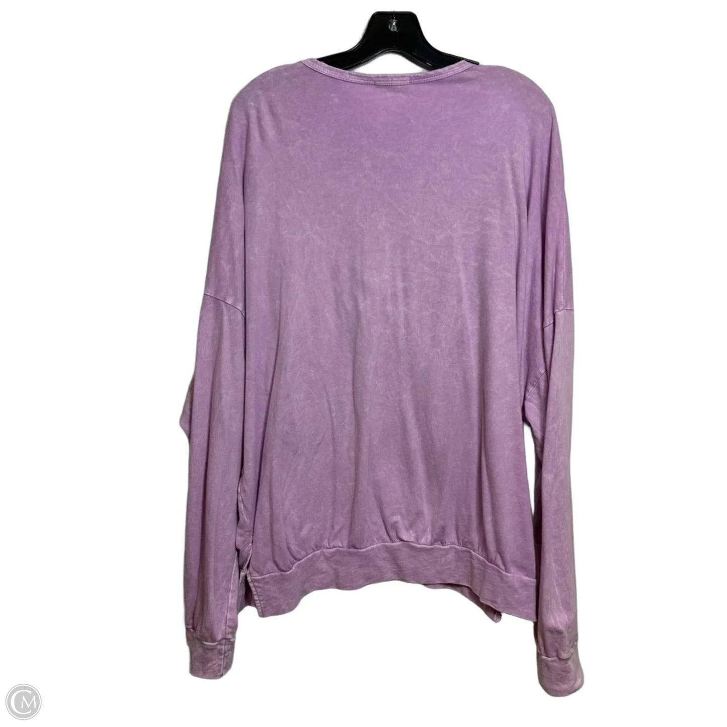 Top Long Sleeve By Clothes Mentor In Pink, Size: L