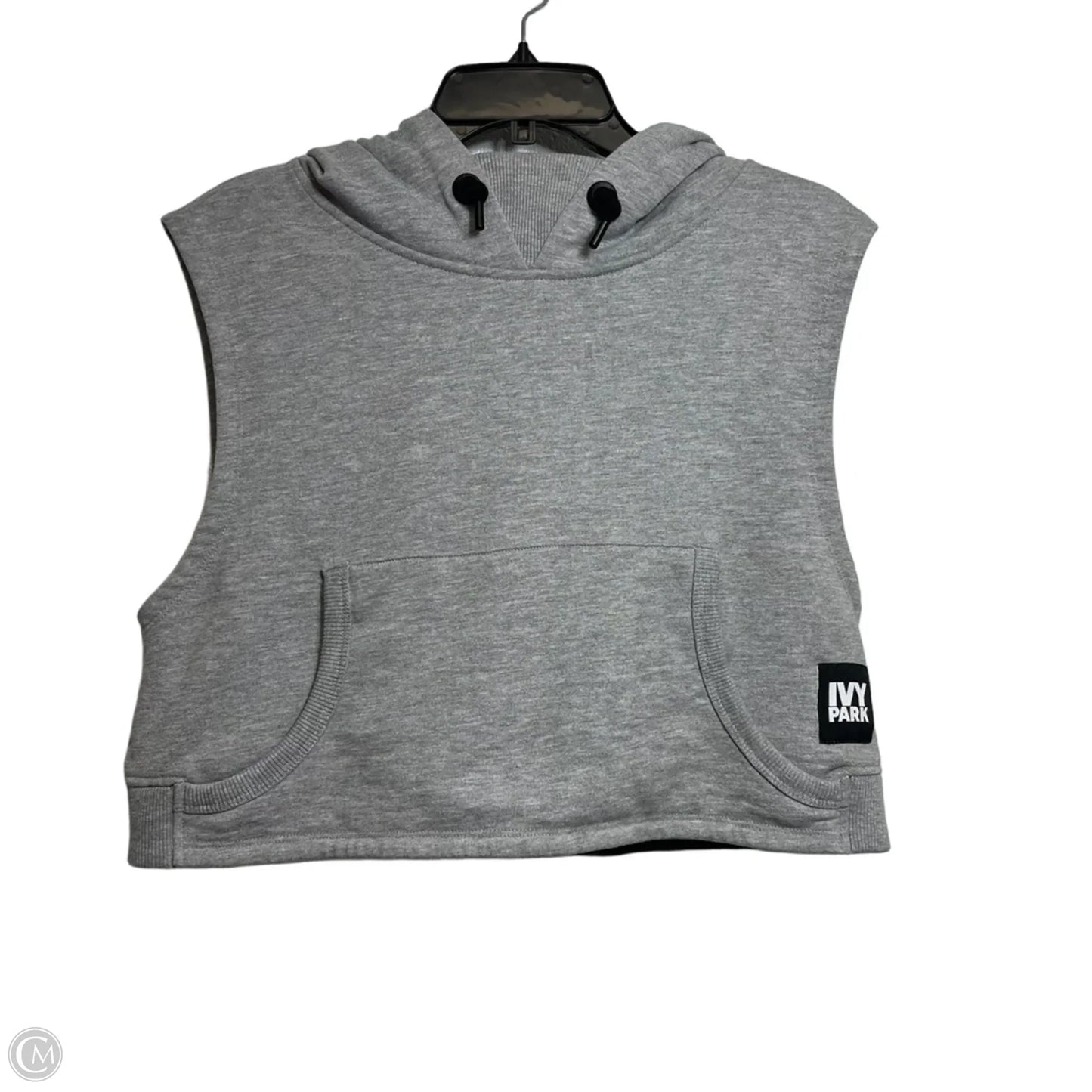 Sweatshirt Hoodie By Ivy Park In Grey, Size: S