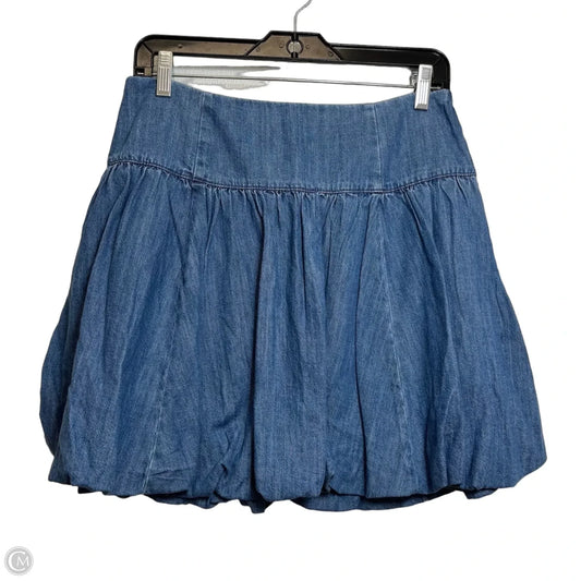 Skirt Maxi By On 34th In Blue Denim, Size: 8