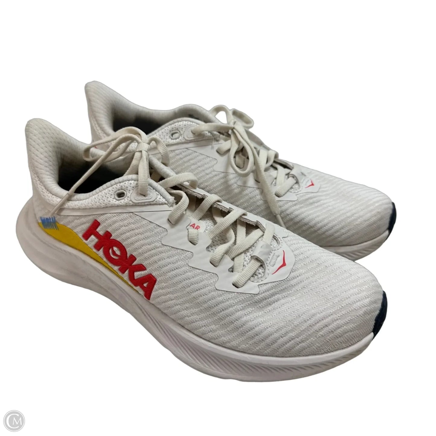Shoes Athletic By Hoka In White, Size: 7.5