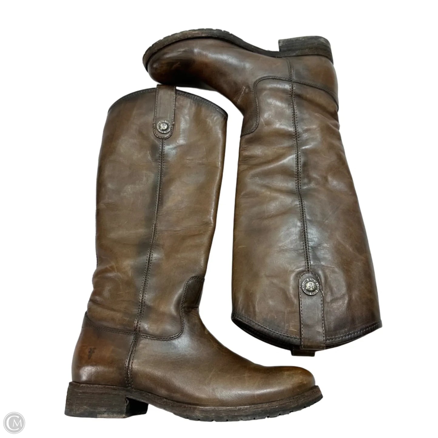 Boots Designer By Frye In Brown, Size: 6