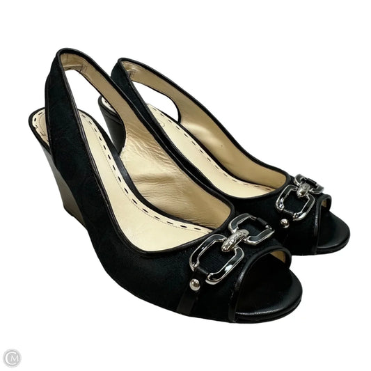 Shoes Designer By Coach In Black, Size: 7.5