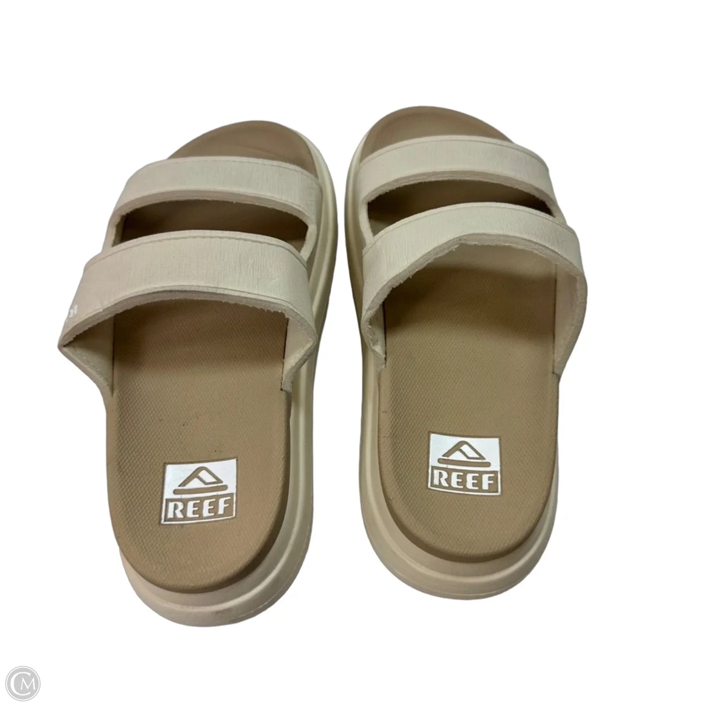 Sandals Flats By Reef In Beige, Size: 6