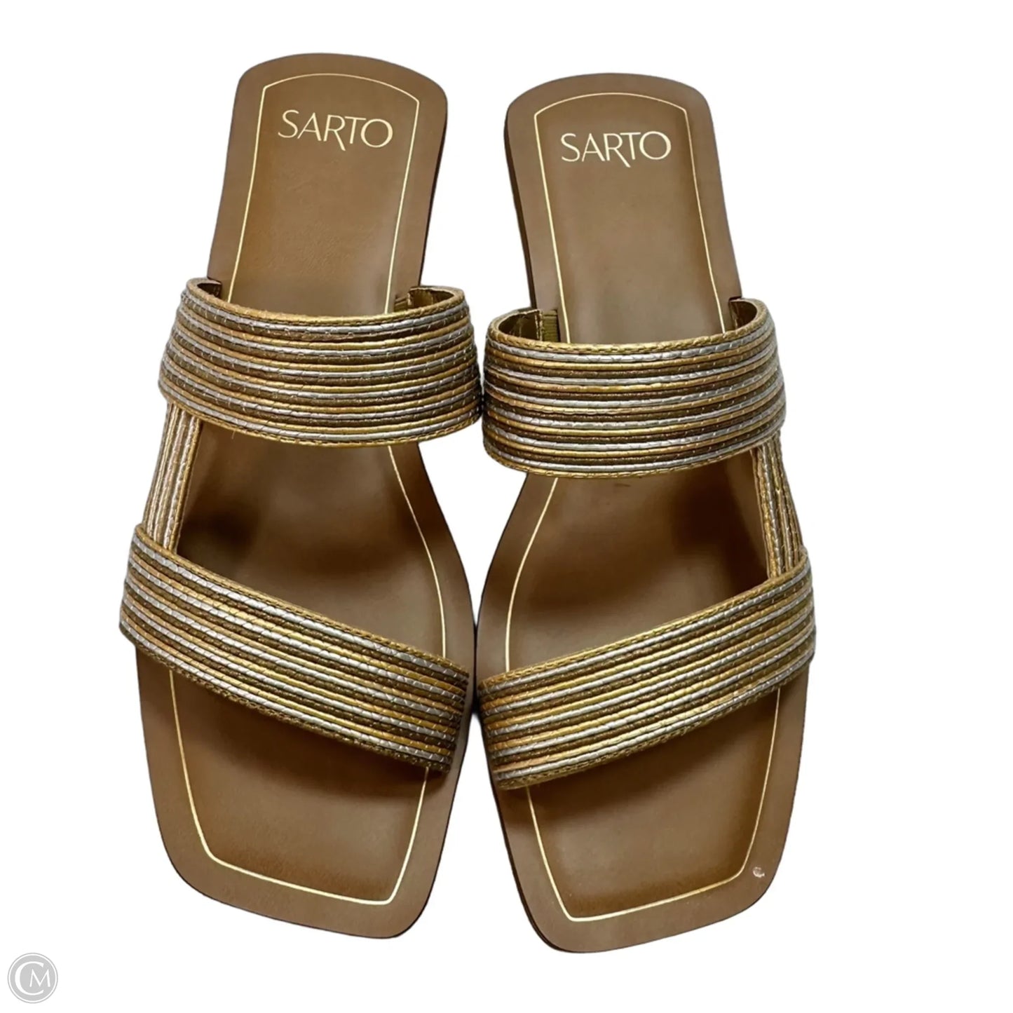 Sandals Flats By Cmc In Brown, Size: 9
