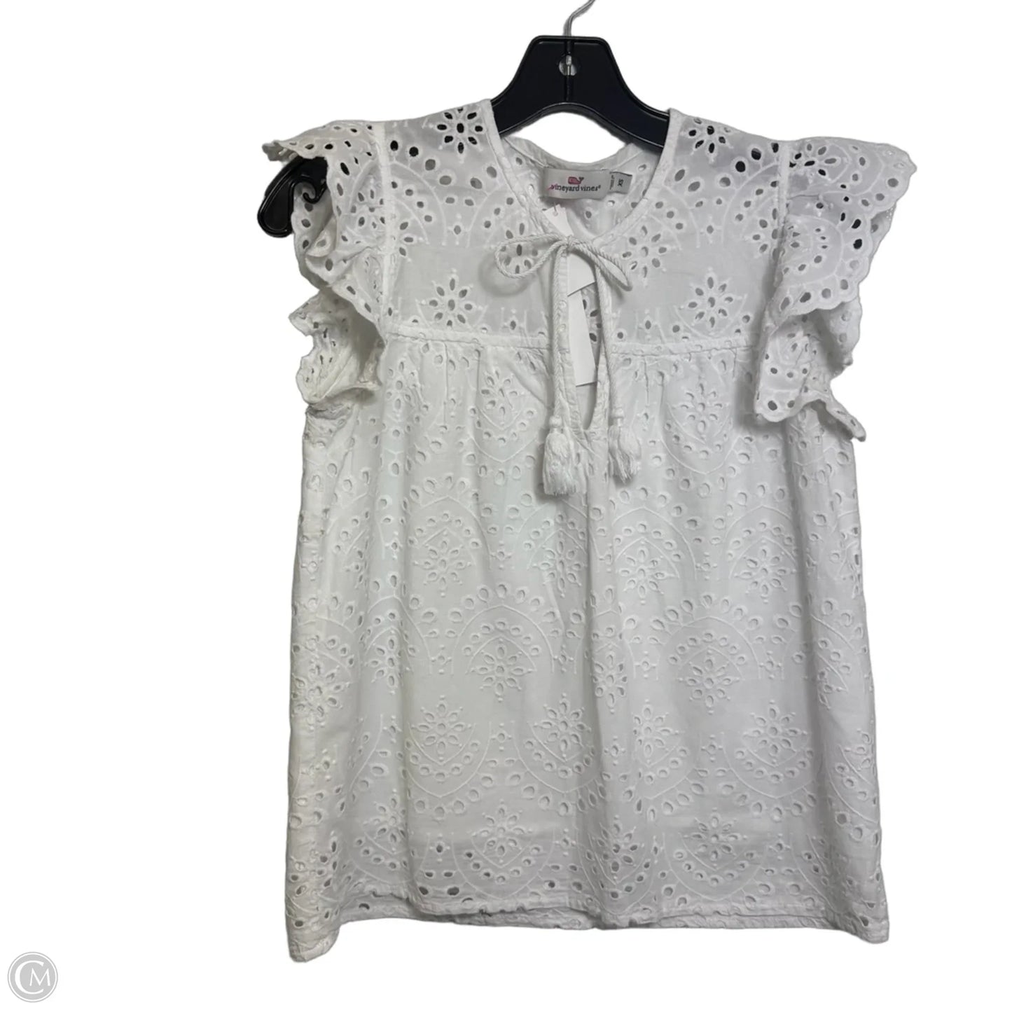 Top Sleeveless By Vine & Love In White, Size: Xs