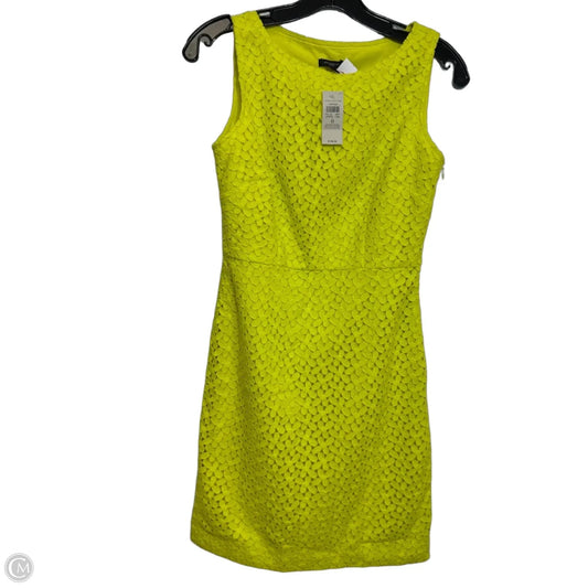 Dress Party Short By Ann Taylor In Yellow, Size: 0