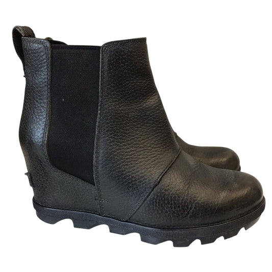 Boots Ankle Heels By Sorel In Black, Size:6