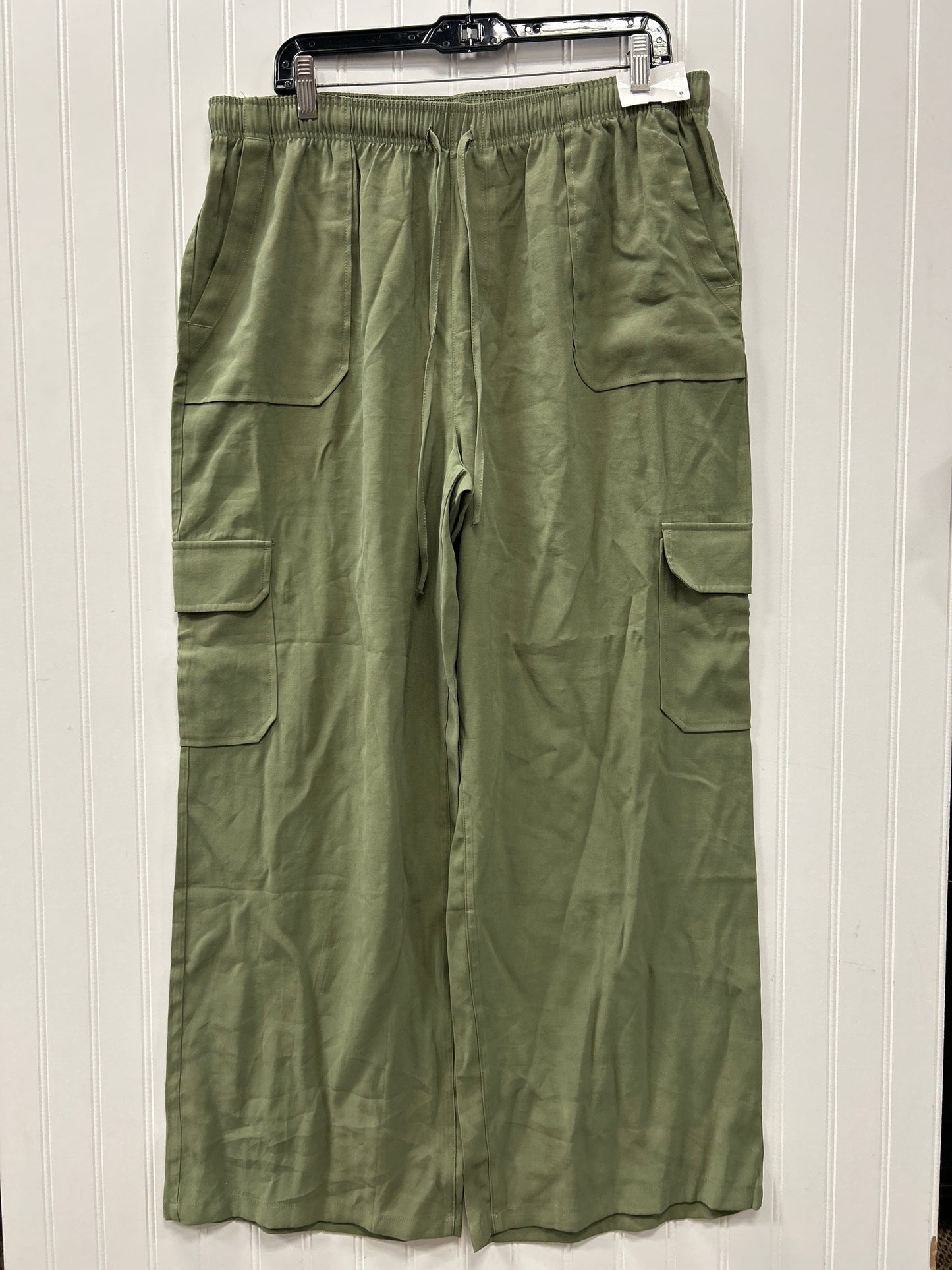 Pants Linen By And Now This In Green, Size:Xl