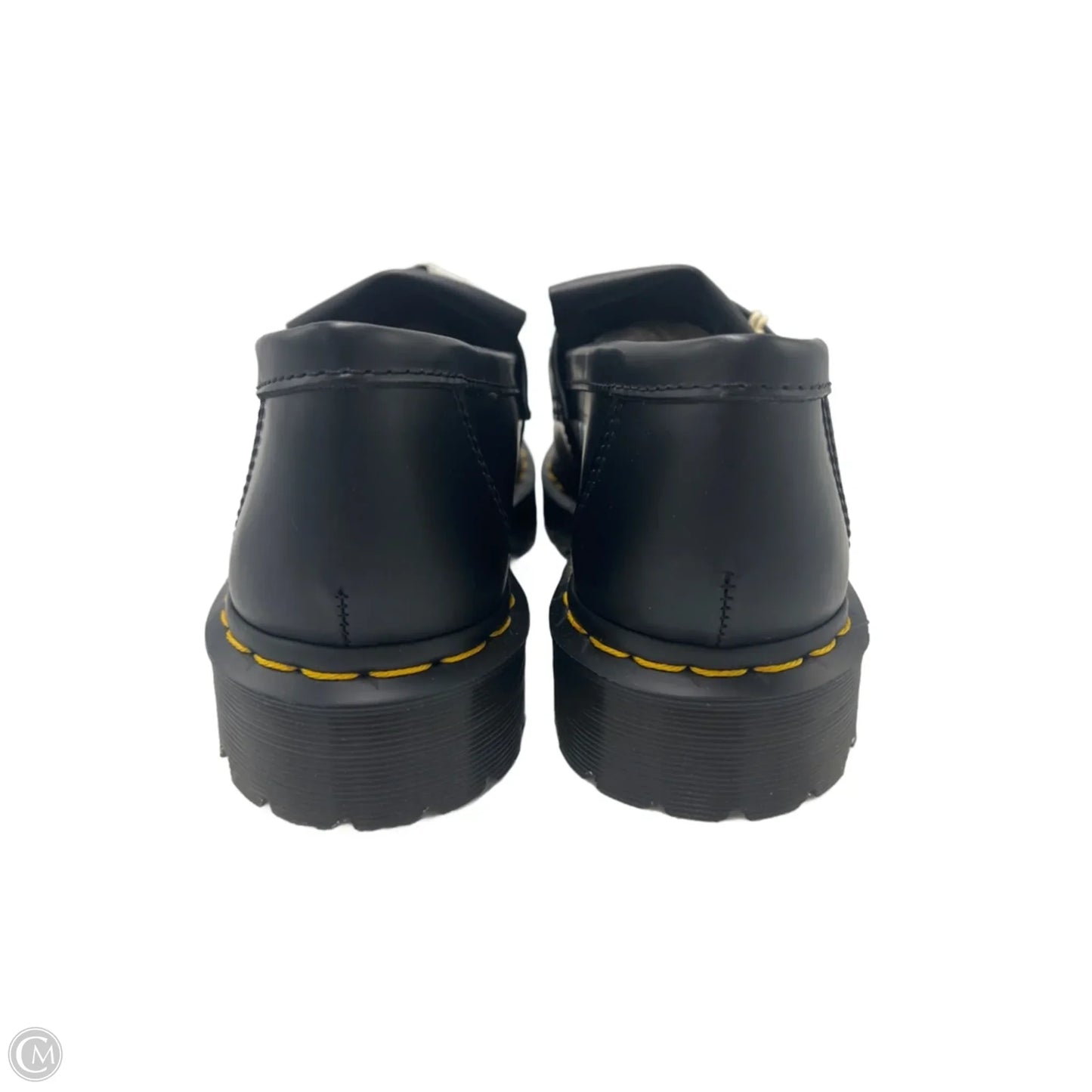 New! Adrian Bex Smooth Leather Loafers By Dr Martens In Black, Size: 10