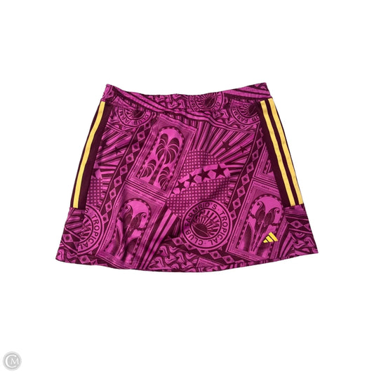 Athletic Skirt By Adidas In Pink, Size: M