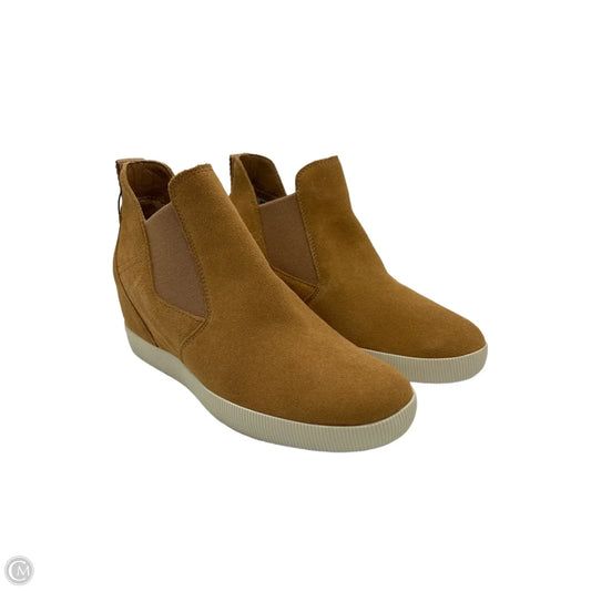 New! Boots Ankle Flats By Sorel In Brown, Size: 10