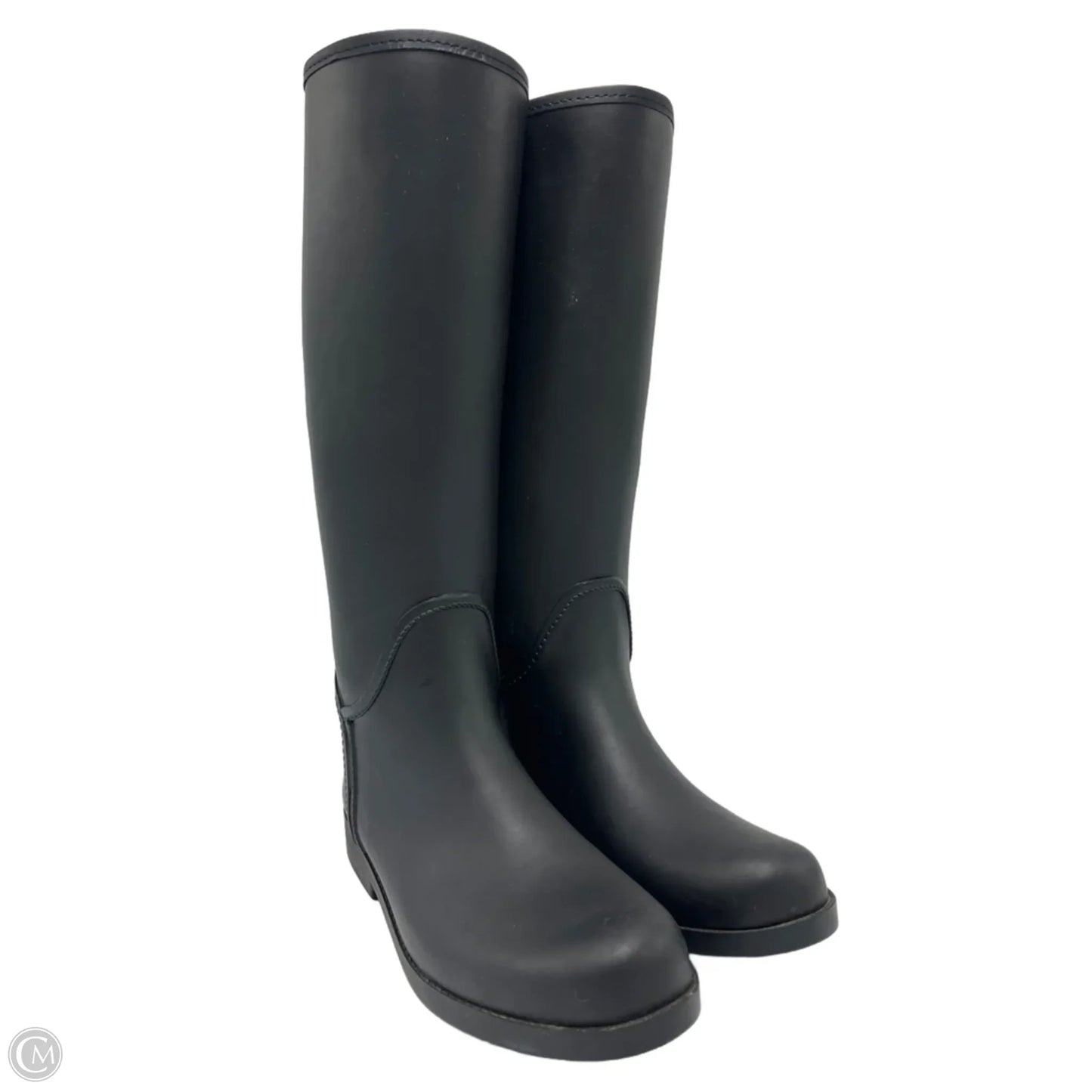 Coach Tristee Designer Rainboot In Black, Size: 9