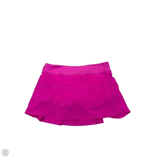 Athletic Skort By Lululemon In Pink, Size: L
