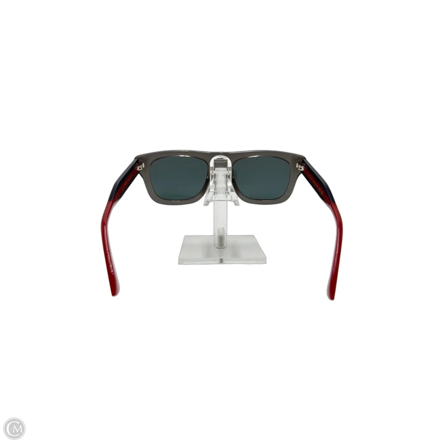 Gucci Transparent Grey Rectangular Luxury Sunglasses