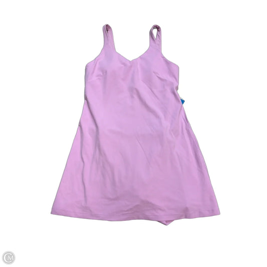 Athletic Dress By Lululemon In Pink, Size: L