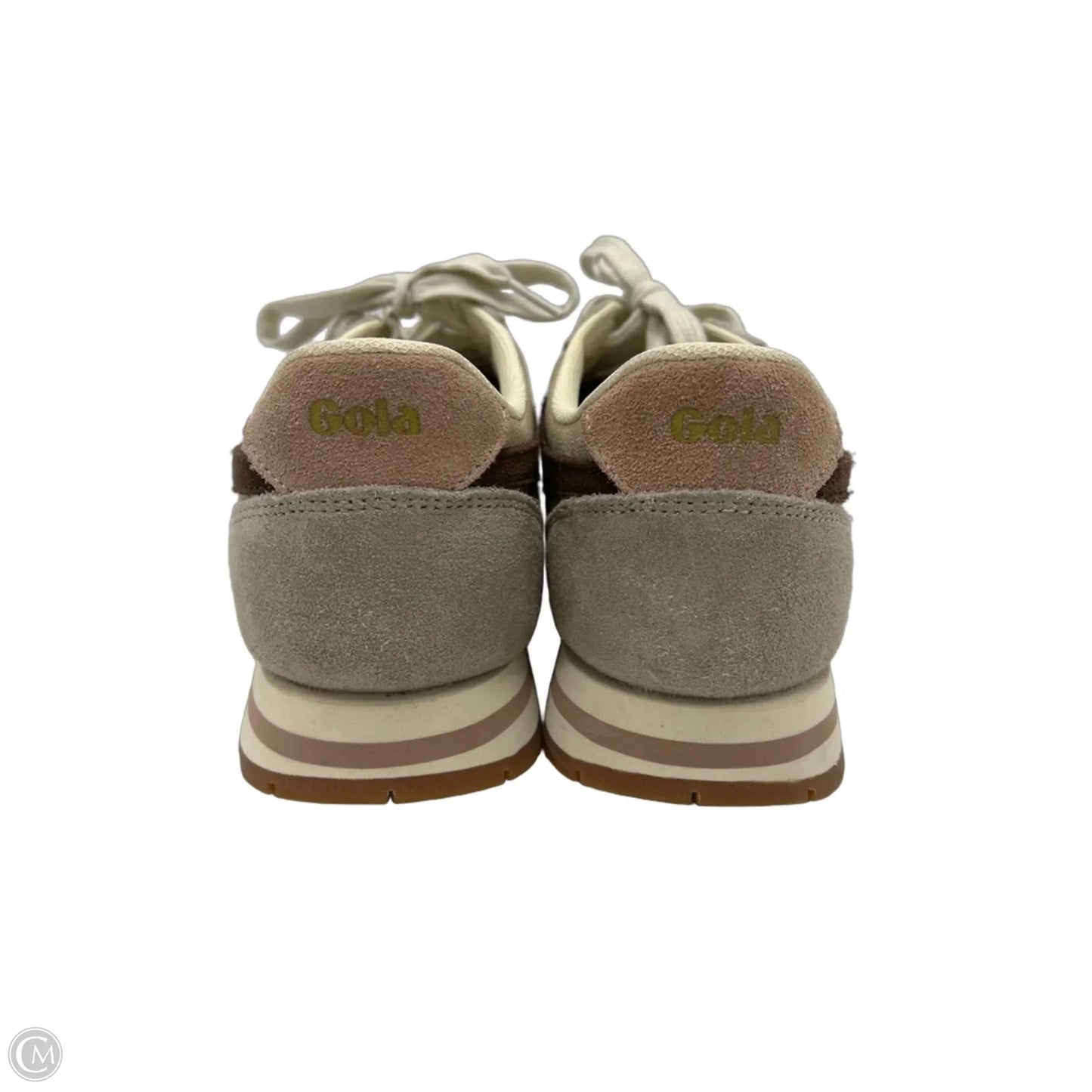 Shoes Sneakers By Gola In Brown & Cream, Size: 7.5