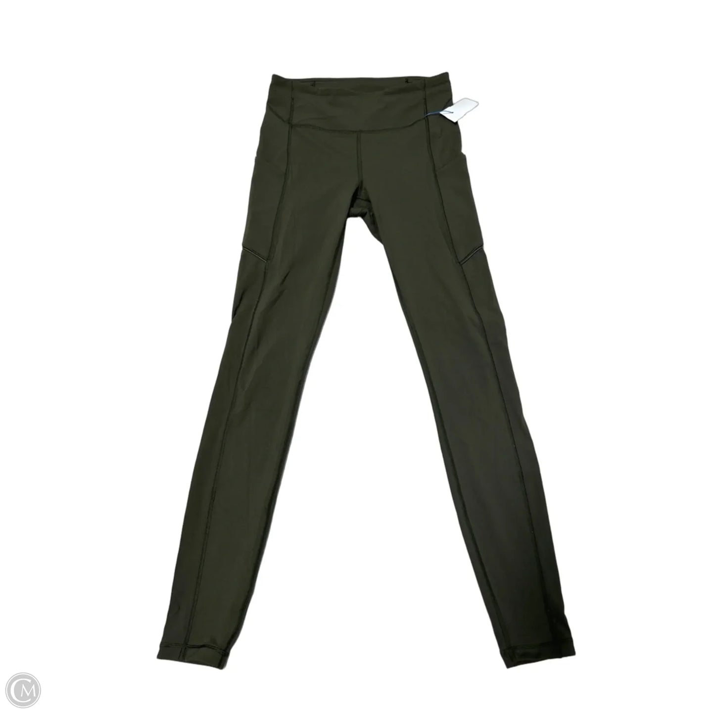 Athletic Leggings By Lululemon In Green, Size: S