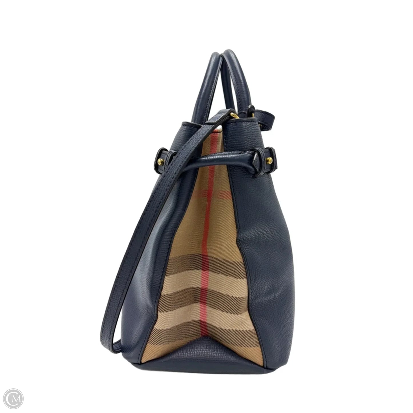 Burberry House Check Banner Luxury Tote Handbag