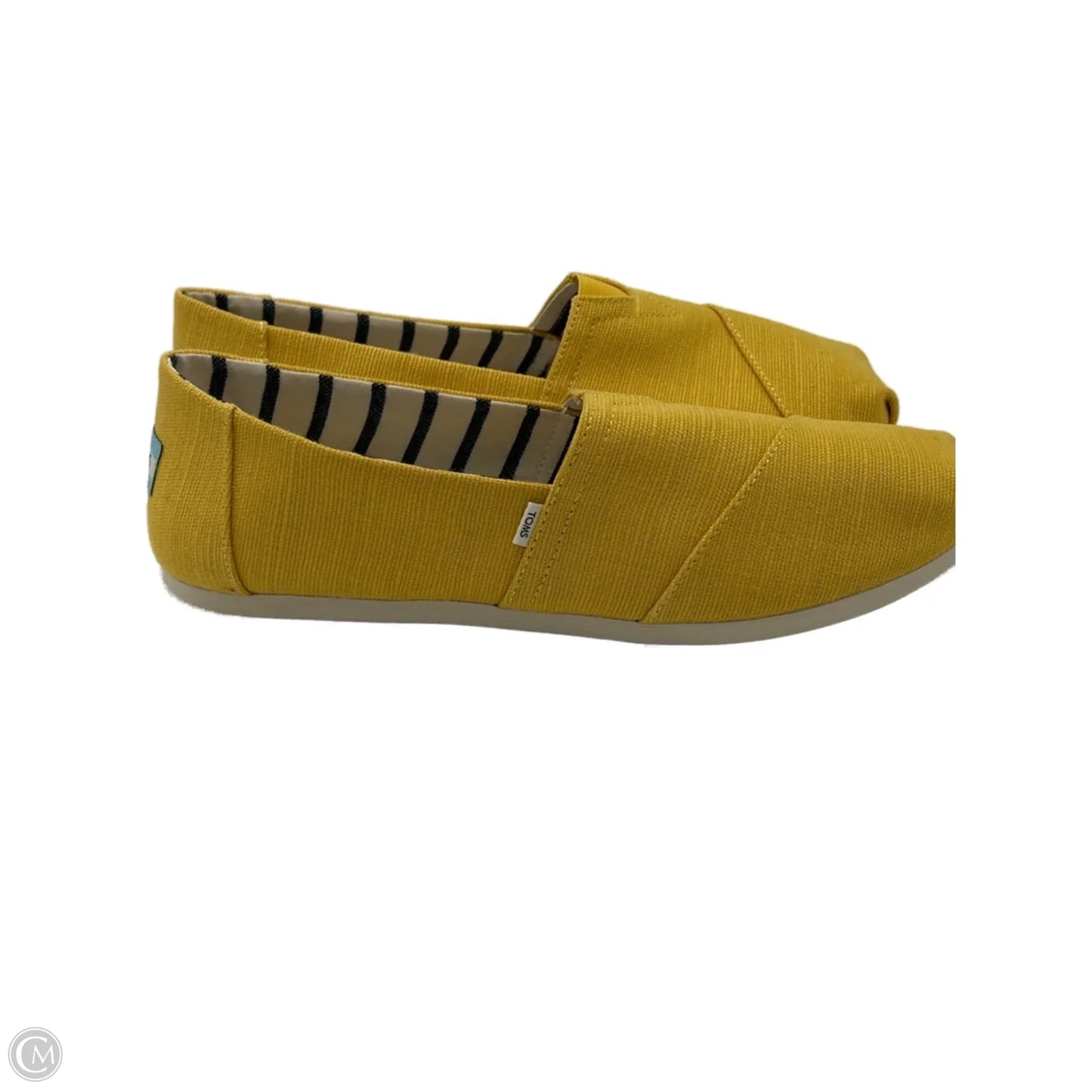 Shoes Flats By Toms In Yellow, Size: 12