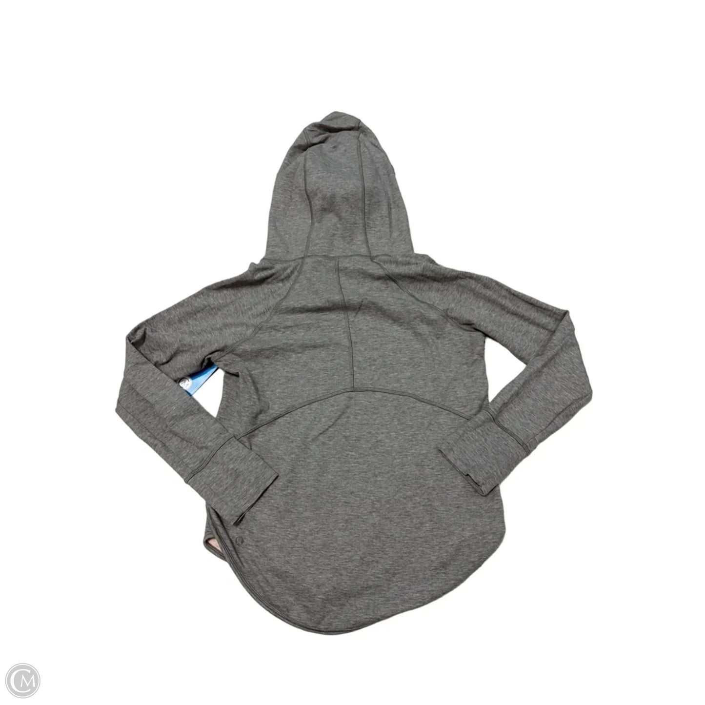 Athletic Jacket By Lululemon In Grey, Size: S