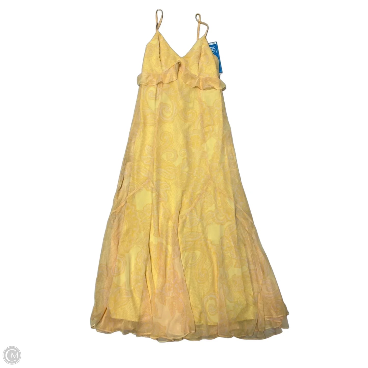 Dress Party Long By Steve Madden In Yellow, Size: Xs