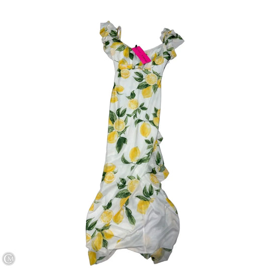 New! Dress Party Long By Betsey Johnson In White, Size: S
