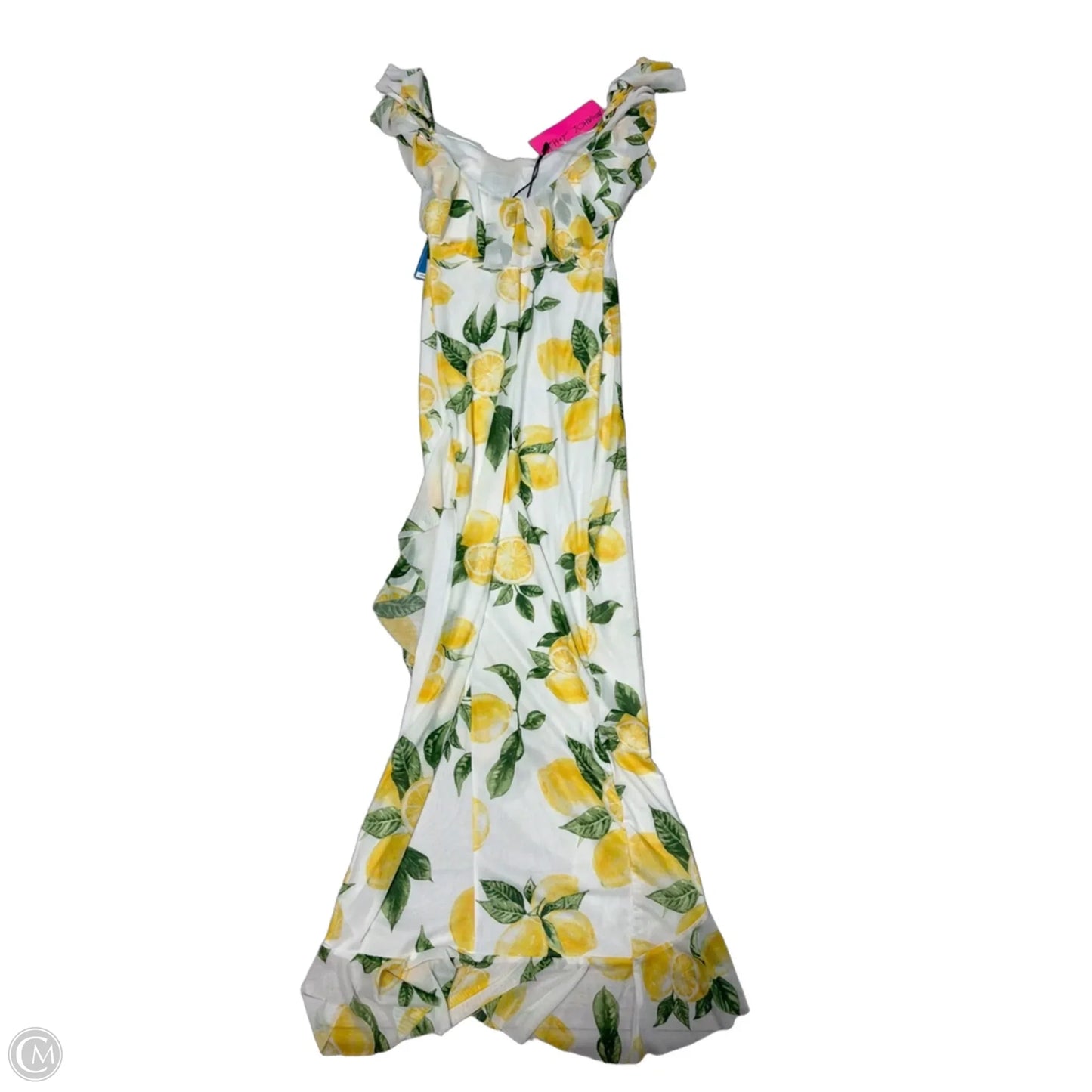 Dress Party Long By Betsey Johnson In White, Size: S