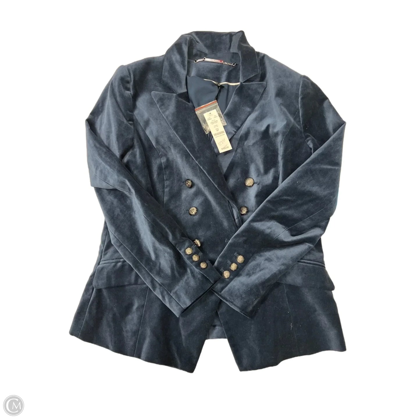 New! Velvet Blazer By White House Black Market In Blue, Size: 8p