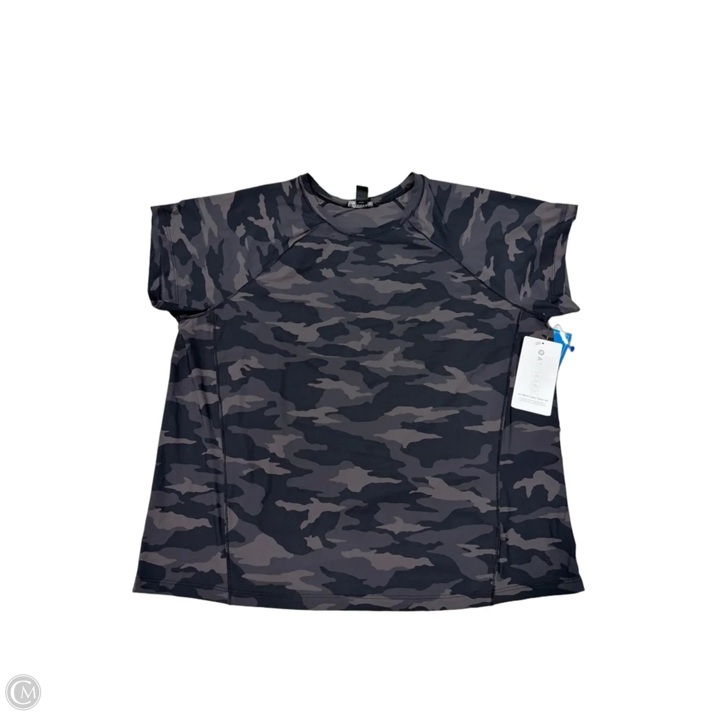 New! Ultimate Camo Train Tee By Athleta In Black, Size: Xl