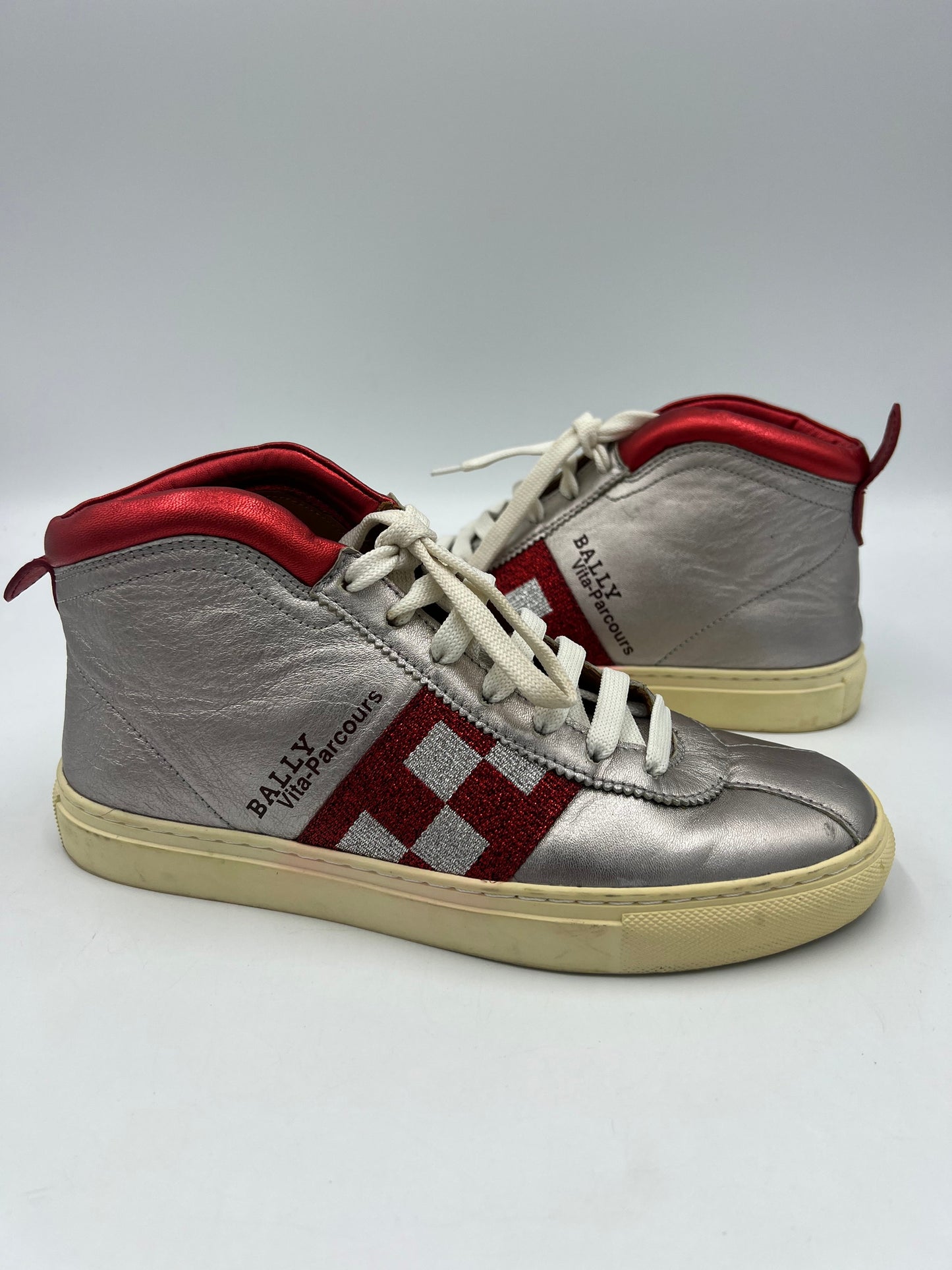 Bally Vita Parcour High-Top Sneakers Designer  Size: 6