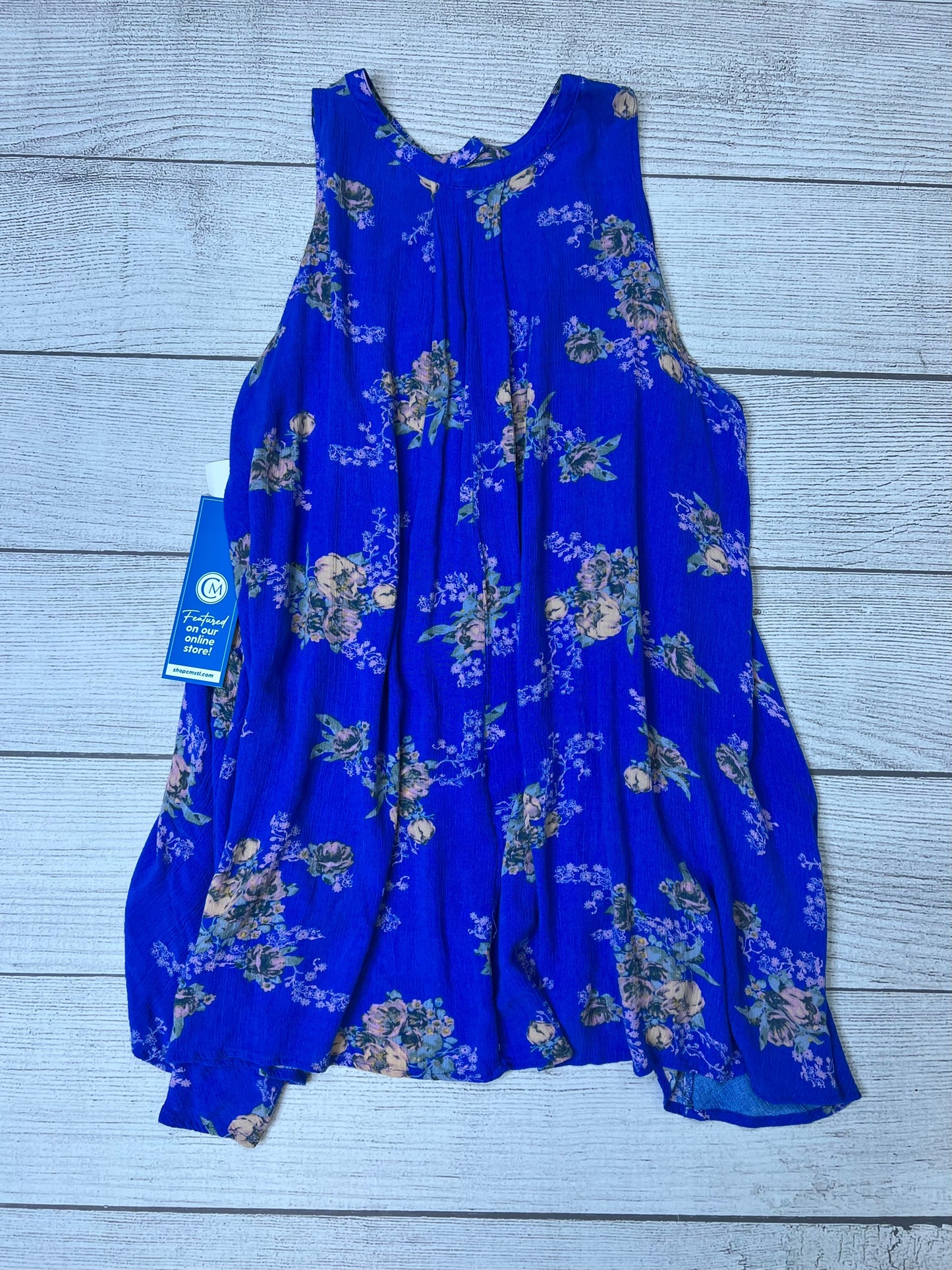 Blue Tunic Sleeveless Free People, Size S