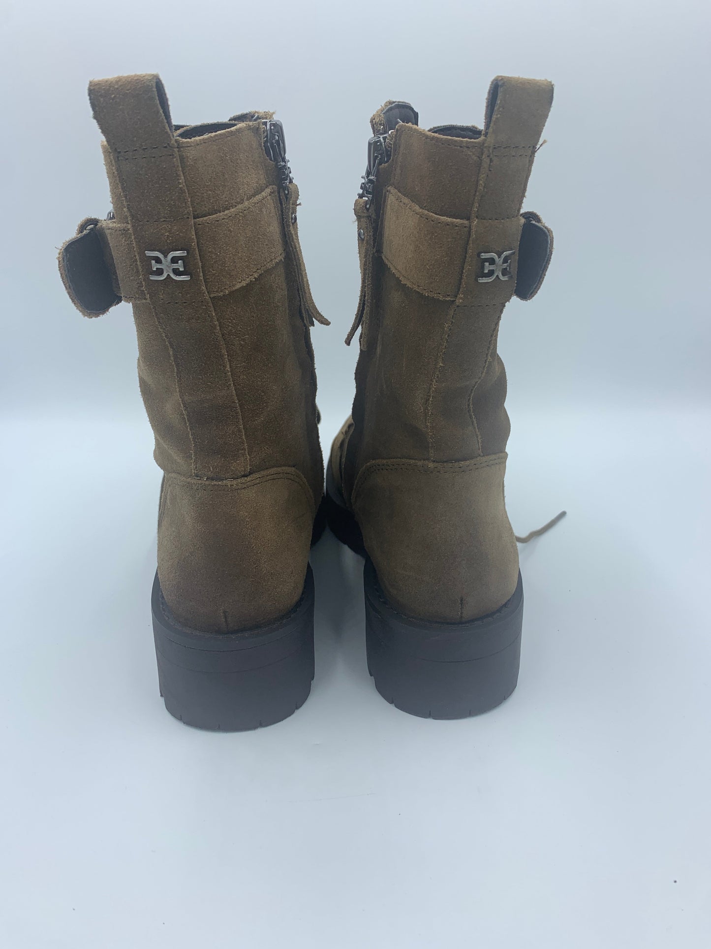 Brown Boots Combat Sam Edelman, Size 8