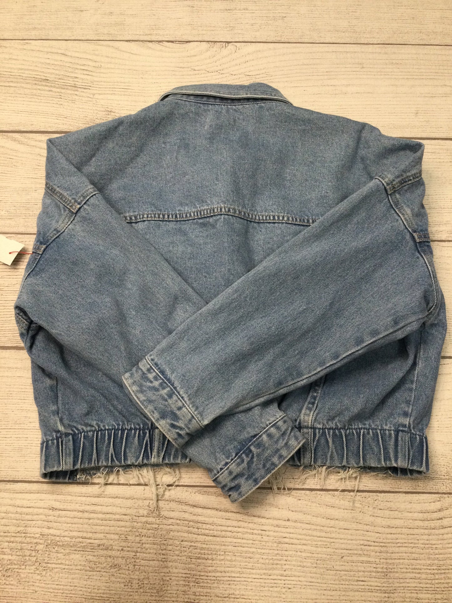 Jacket Denim By Mono B In Blue, Size: L