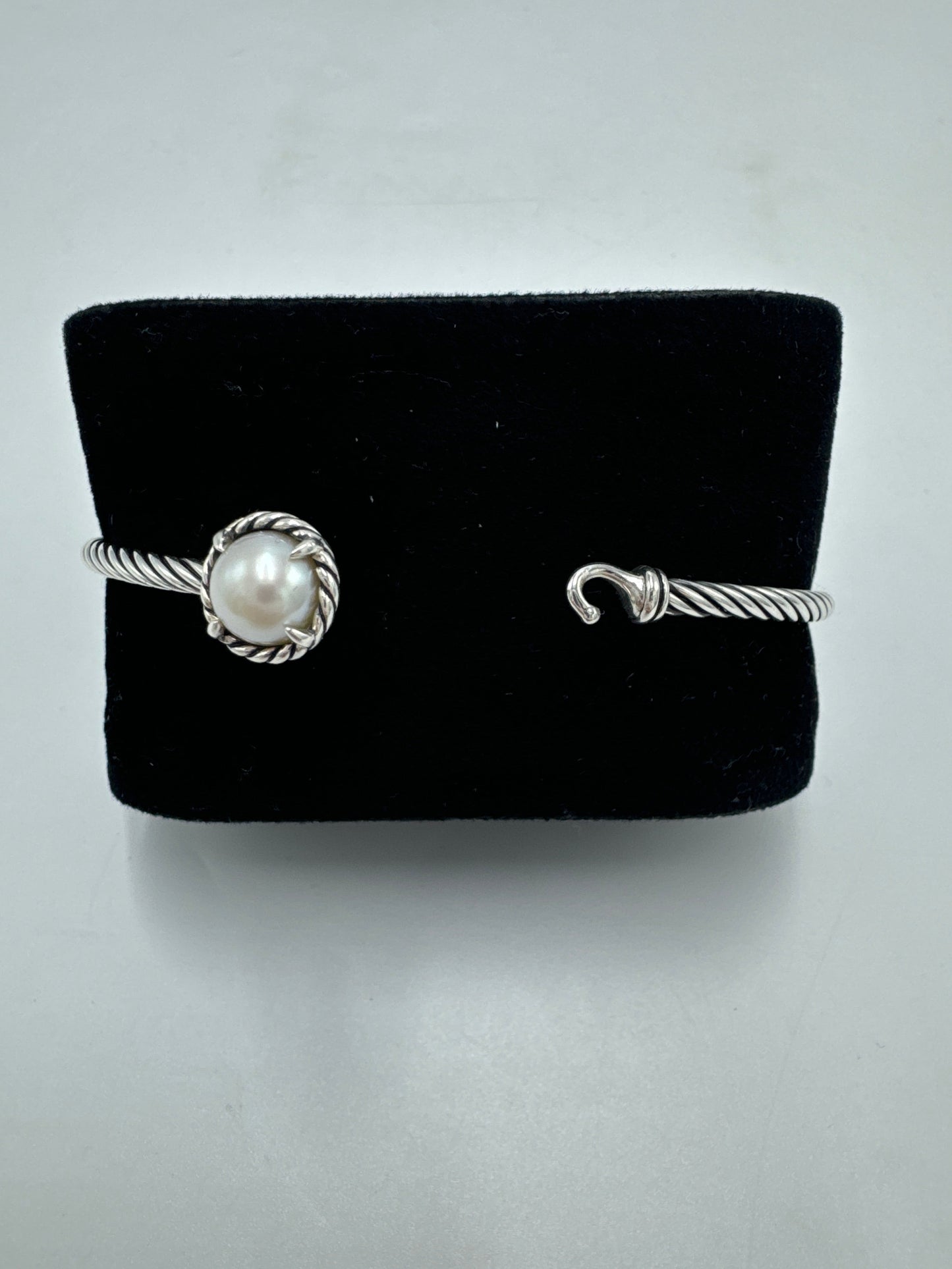 David Yurman Petite Chatelaine w/ Pearl Luxury Designer Bracelet