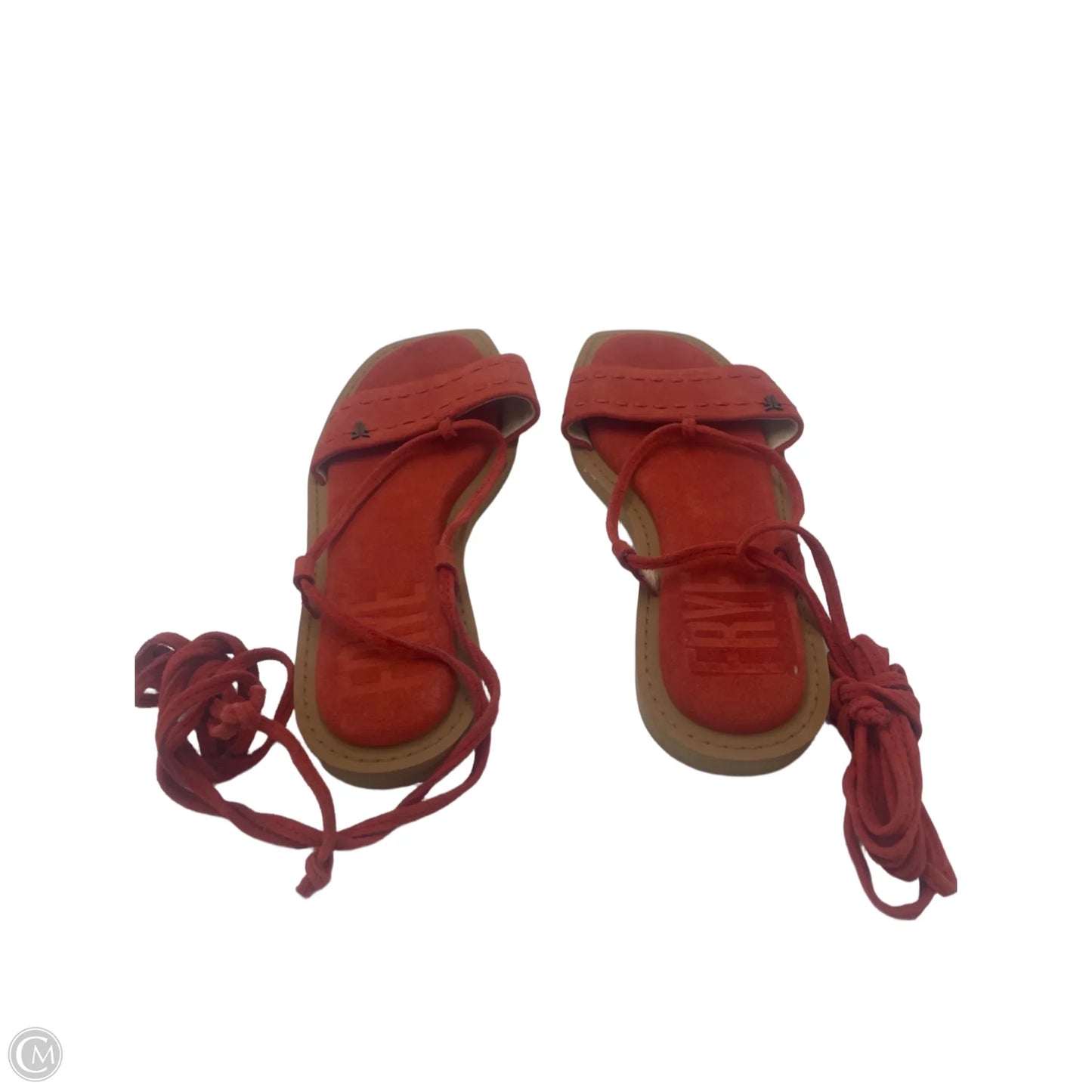 Shoes Designer By Frye In Orange, Size: 6