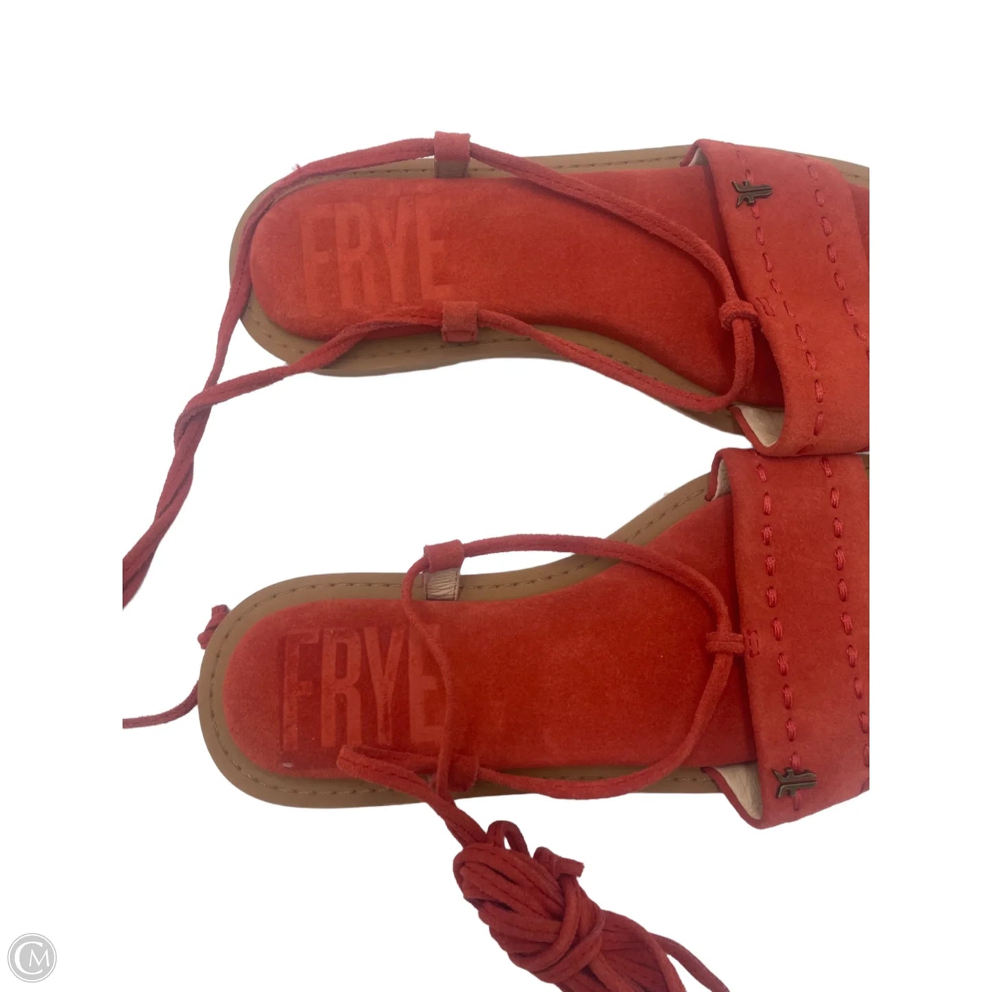 Shoes Designer By Frye In Orange, Size: 6